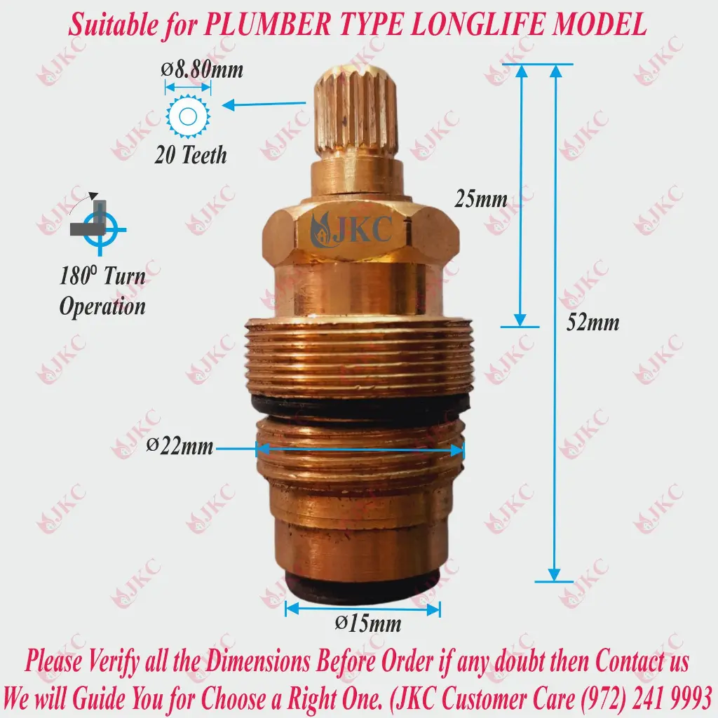 1047 - Plumber Longlife D Thread Tap Spindle 2.webp